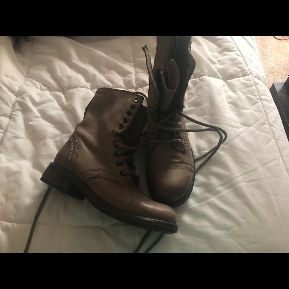 Steve Madden combat boots
